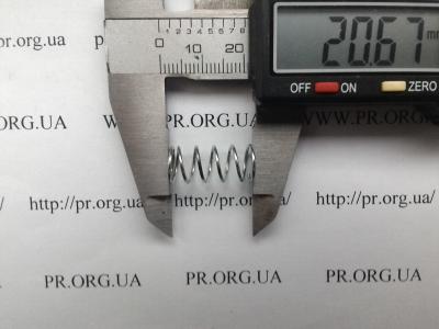 Пружина стиснення 0,8 х 9,3 х 20,5 (Артикул: S3004)