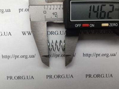 Пружина стиснення 0,7 х 10,2 х 14,5 (Артикул: S3009)