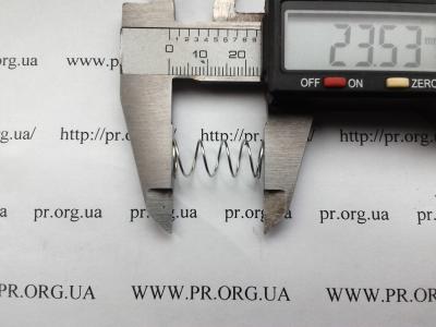 Пружина сжатия 0,6 х 9,8 х 23,5 (Артикул: S3011)