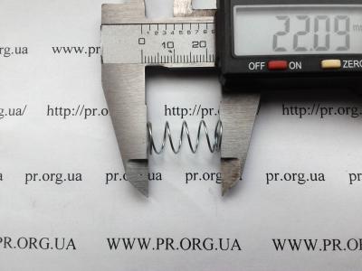 Пружина сжатия 0,6 х 9,8 х 22 (Артикул: S3012)