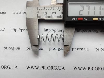 Пружина сжатия 0,8 х 9 х 27 (Артикул: S3014)
