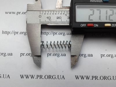 Пружина сжатия 0,8 х 7,7 х 27 (Артикул: S3020)