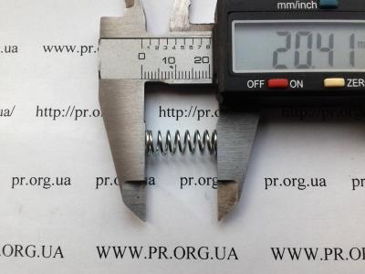 Пружина сжатия 0,8 х 7,5 х 20,5 (Артикул: S3023)