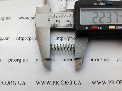 Пружина сжатия 0,8 х 7,7 х 22,5 (Артикул: S3024)