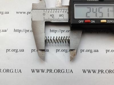 Пружина сжатия 0,8 х 7,5 х 24,5 (Артикул: S3025)