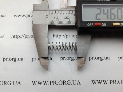 Пружина сжатия 0,8 х 7,8 х 24,5 (Артикул: S3027)