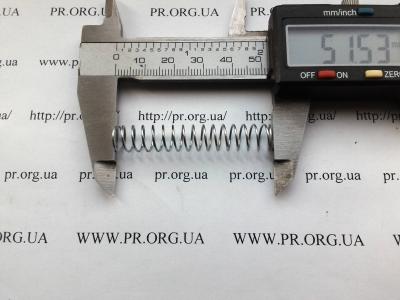 Пружина стиснення 0,7 х 9 х 51,5 (Артикул: S3030)