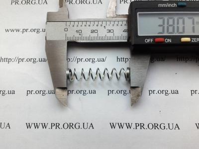 Пружина сжатия 0,8 х 8 х 38 (Артикул: S3032)
