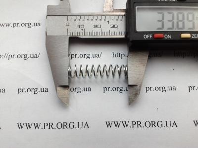 Пружина стиснення 0,8 х 8 х 34 (Артикул: S3040)