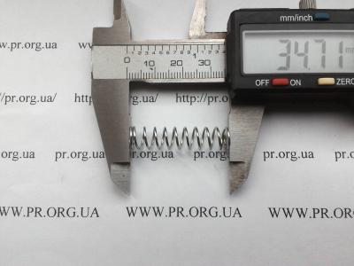 Пружина стиснення 0,8 х 8 х 34,5 (Артикул: S3041)