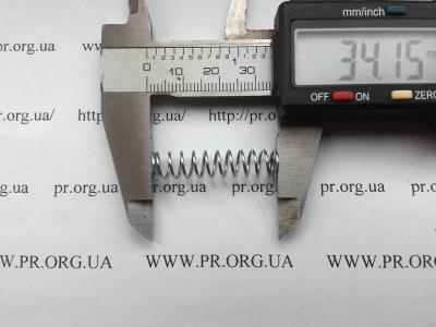 Пружина стиснення 0,8 х 7,8 х 34 (Артикул: S3043)
