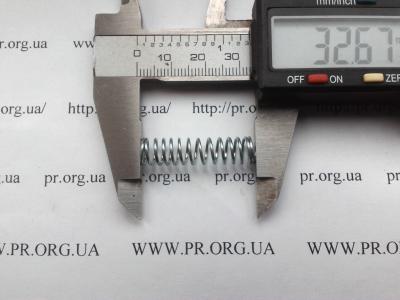 Пружина стиснення 0,8 х 7,8 х 32,5 (Артикул: S3046)