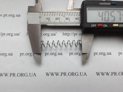 Пружина сжатия 0,8 х 7,5 х 40,5 (Артикул: S3052)