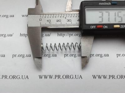 Пружина сжатия 0,8 х 7,4 х 37 (Артикул: S3062)
