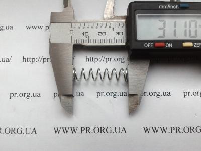 Пружина сжатия 0,8 х 7,4 х 31 (Артикул: S3070)