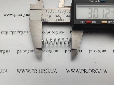 Пружина стиснення 0,8 х 7,4 х 30 (Артикул: S3071)