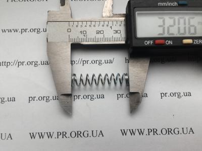 Пружина сжатия 0,8 х 7,4 х 32 (Артикул: S3075)