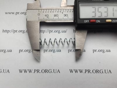 Пружина сжатия 0,8 х 7,6 х 35,2 (Артикул: S3078)