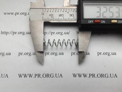 Пружина сжатия 0,8 х 7,6 х 32,5 (Артикул: S3079)