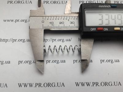 Пружина сжатия 0,8 х 7,6 х 33,5 (Артикул: S3081)