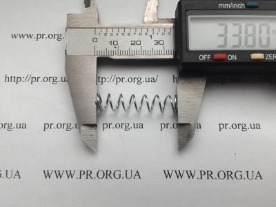 Пружина сжатия 0,8 х 7,6 х 33,8 (Артикул: S3082)