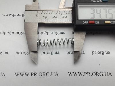 Пружина сжатия 0,8 х 7,6 х 34,8 (Артикул: S3085)