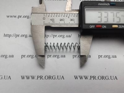 Пружина сжатия 0,8 х 7,6 х 33,7 (Артикул: S3086)