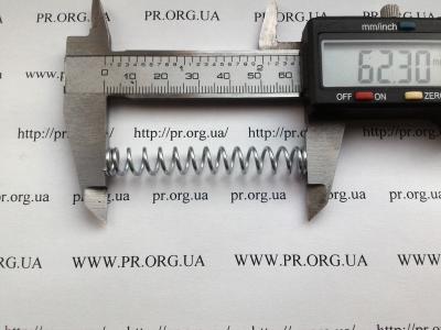 Пружина стиснення 1,2 х 9 х 62 (Артикул: S3088)