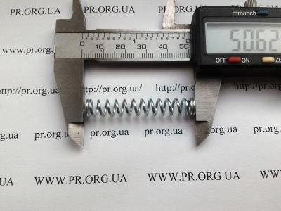 Пружина стиснення 1,2 х 8 х 50,5 (Артикул: S3093)