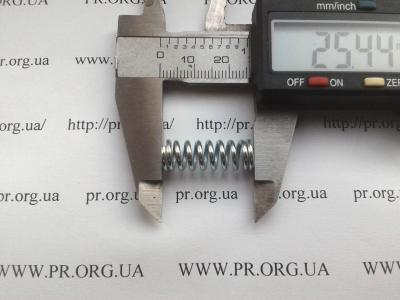 Пружина стиснення 1,4 х 8,8 х 25,5 (Артикул: S3098)