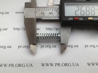 Пружина стиснення 1,2 х 8,1 х 27 (Артикул: S3100)