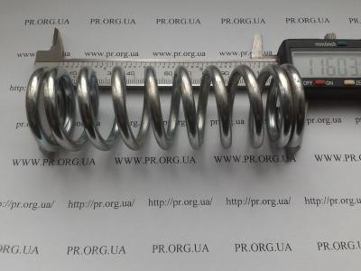 Пружина сжатия 5 х 38,5 х 116 (Артикул: S3125)