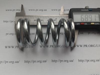 Пружина стиснення 5 х 37 х 69 (Артикул: S3138)