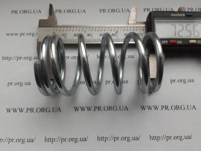 Пружина стиснення 4 х 40 х 72,5 (Артикул: S3162)
