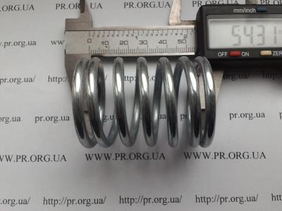 Пружина стиснення 4 х 39,5 х 54 (Артикул: S3163)