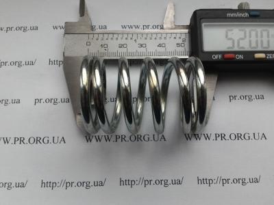 Пружина стиснення 4 х 34,5 х 52 (Артикул: S3172)