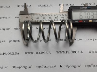 Пружина сжатия 3 х 34 х 67 (Артикул: S3196)