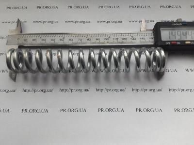 Пружина стиснення 4 х 25 х 149,5 (Артикул: S3239)