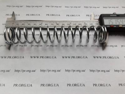 Пружина сжатия 2,5 х 27,5 х 151,5 (Артикул: S3263)