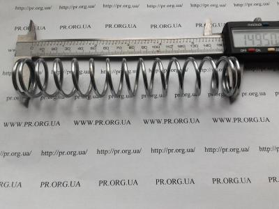 Пружина стиснення 2,5 х 27,5 х 149,5 (Артикул: S3264)