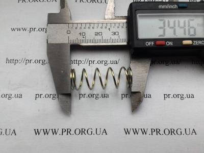 Пружина сжатия 1 х 12,4 х 34,5 (Артикул: S3268)