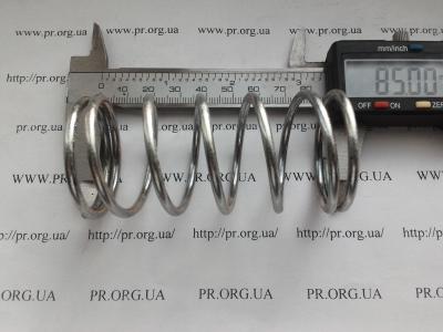 Пружина сжатия 3 х 39,5 х 85 (Артикул: S3282)
