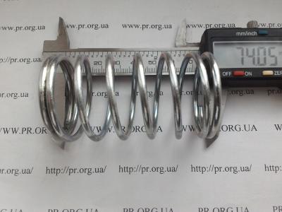 Пружина сжатия 3 х 40 х 74 (Артикул: S3284)