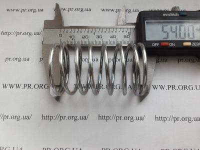 Пружина сжатия 2,2 х 32,5 х 54 (Артикул: S3286)