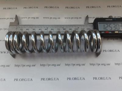 Пружина стиснення 5 х 33,5 х 125 (Артикул: S3307)