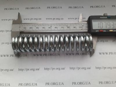Пружина сжатия 4 х 25,5 х 108 (Артикул: S3328)