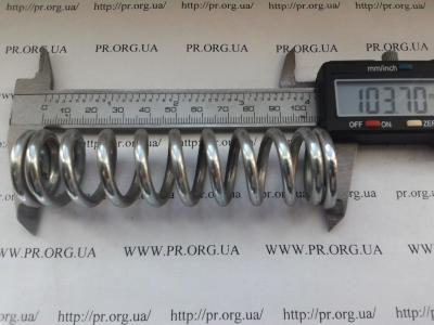 Пружина стиснення 4 х 26,5 х 104 (Артикул: S3351)