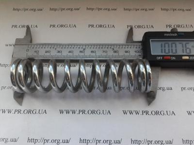 Пружина стиснення 4 х 26,5 х 101 (Артикул: S3352)