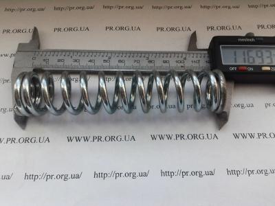 Пружина сжатия 3,5 х 25,5 х 117 (Артикул: S3357)