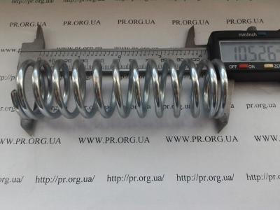 Пружина сжатия 3,5 х 32 х 105 (Артикул: S3368)